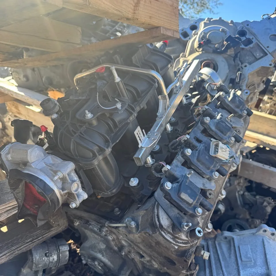 An engine mid-rebuild at Affordable Automotive